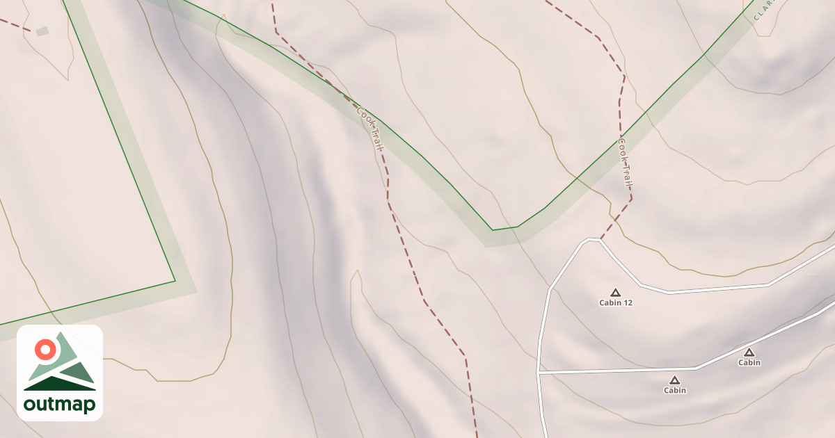 Map of Cook Forest State Park Trails