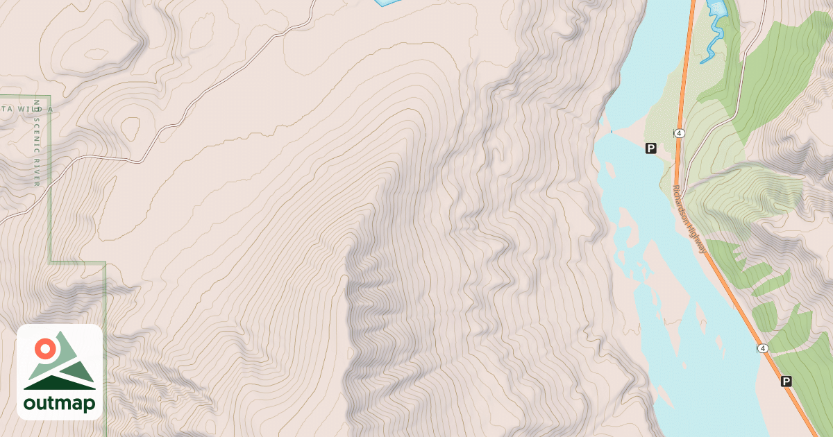 Map of Highline Ridge