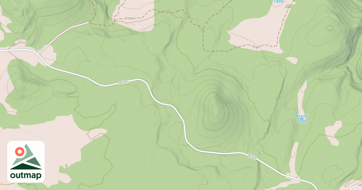 Map of USFS National Forest System Roads {69B46CBF-3BD4-4854-9E31-6B92611128E0}