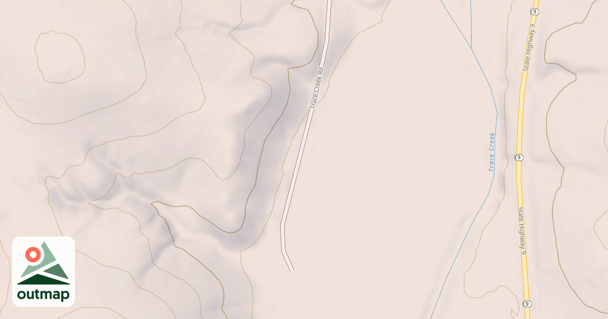 Map of TRACE CREEK