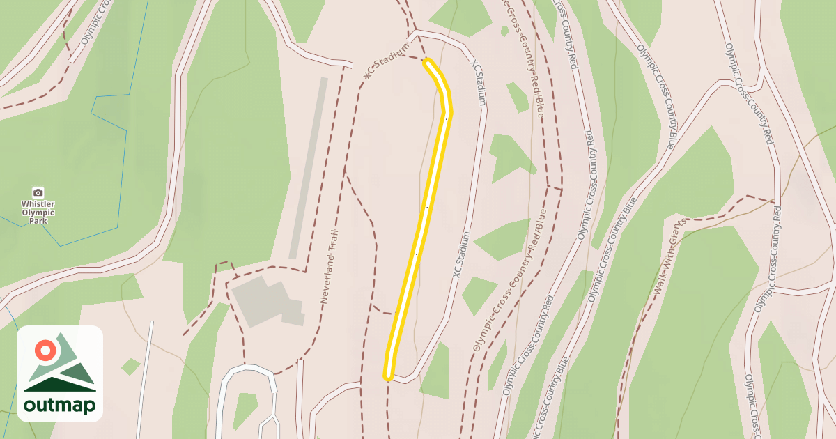 Map of XC Stadium