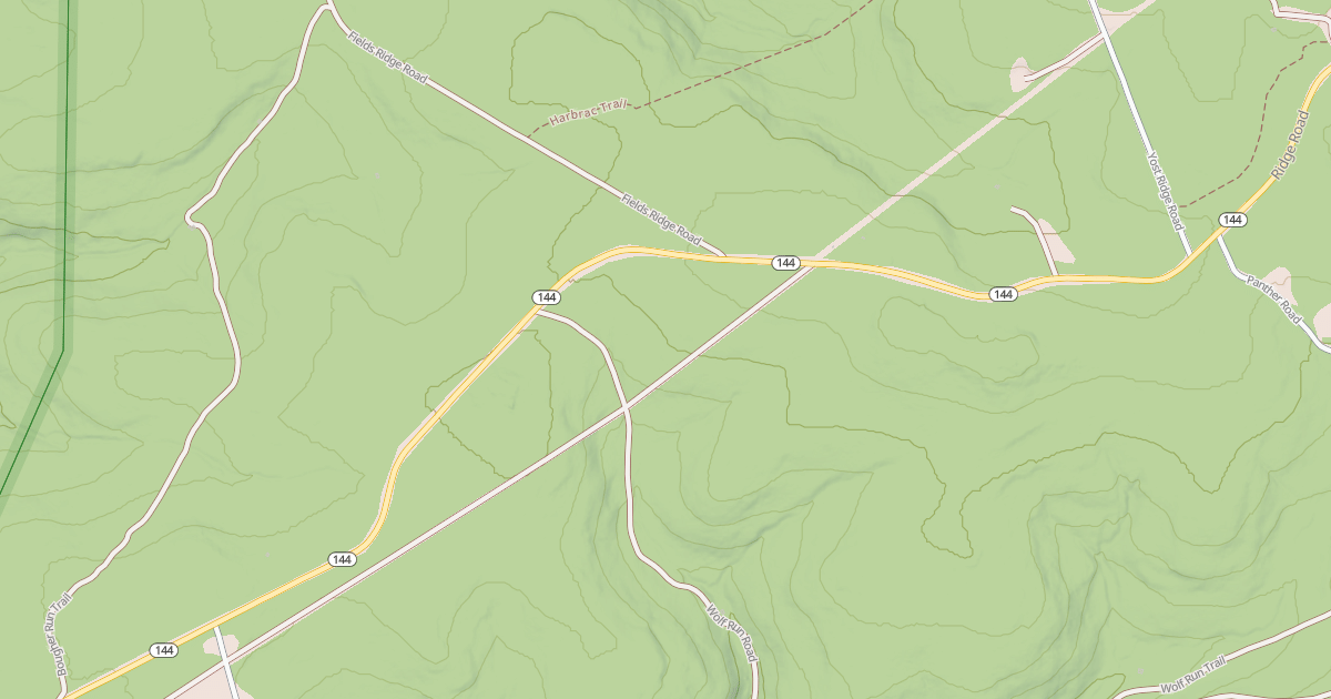 Map preview of Panther Snowmobile Trails