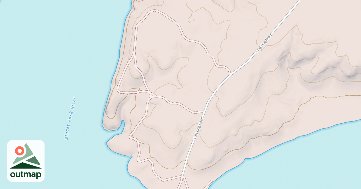 Map of LOST DOG COMPLEX A-E