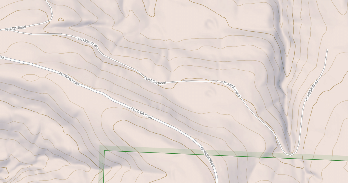 Map preview of USFS National Forest System Roads {7E03E271-4DCF-4638-8E64-FC9B0A9F8127}