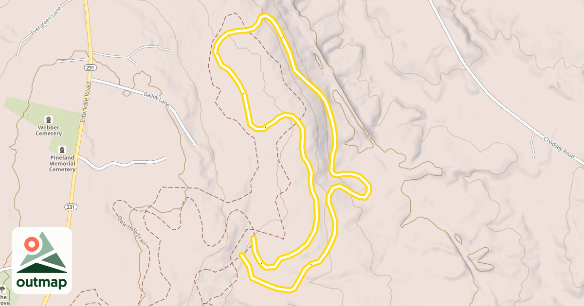 Map of Gloucester Hill Run