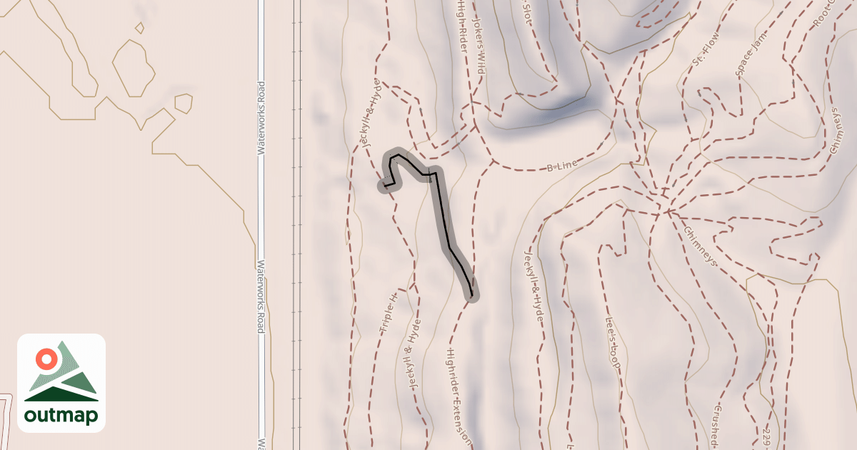 Map of Rock Chute