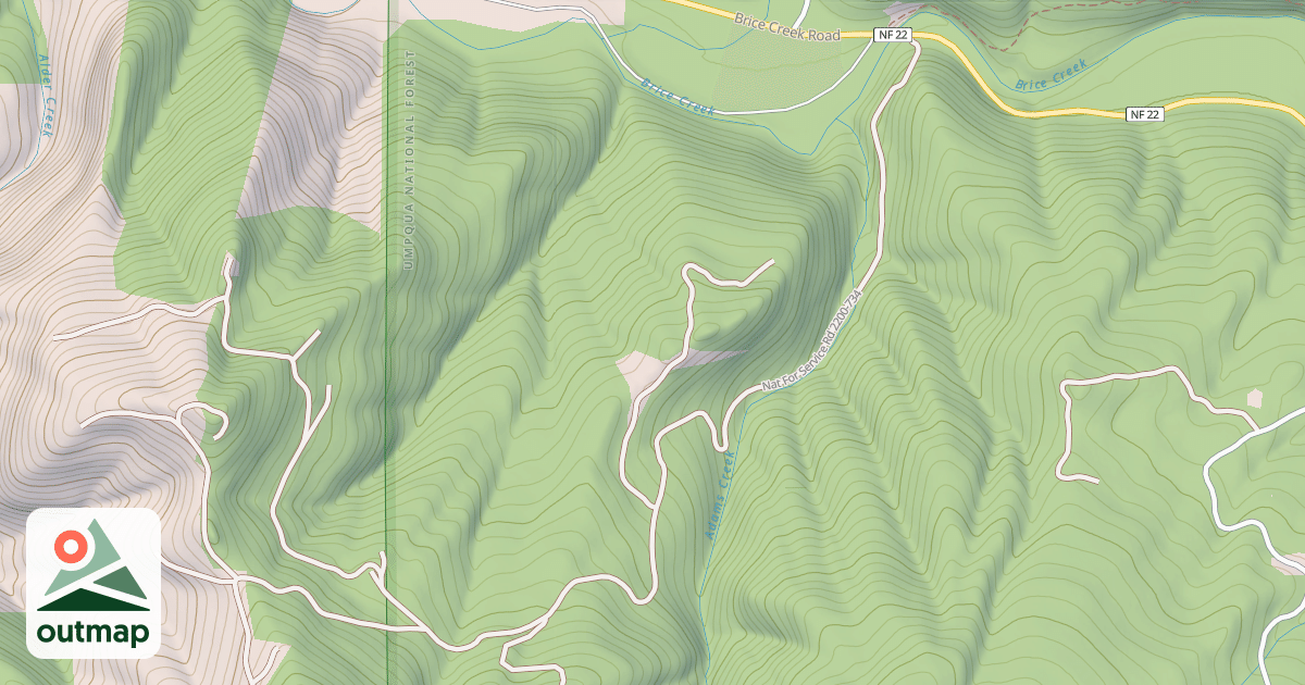 Map of ADAMS CR