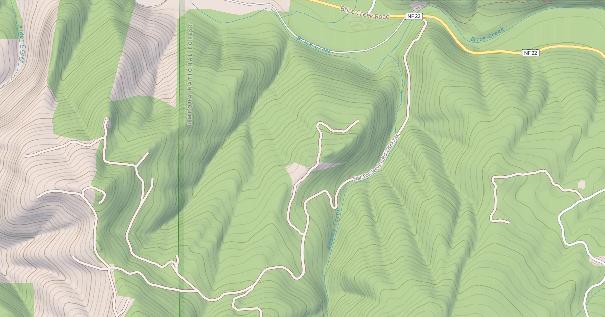 Map preview of ADAMS CR