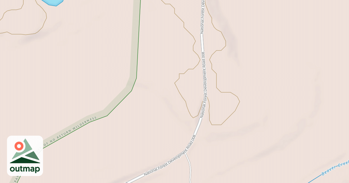 Map of BEAVER CREEK CAMP SPUR C