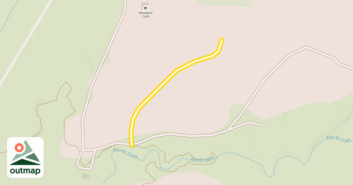 Map of Bloods Creek