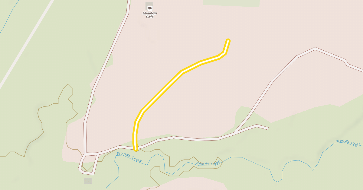Map preview of Bloods Creek