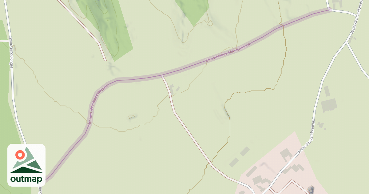 Map of Chemin des Marcillières