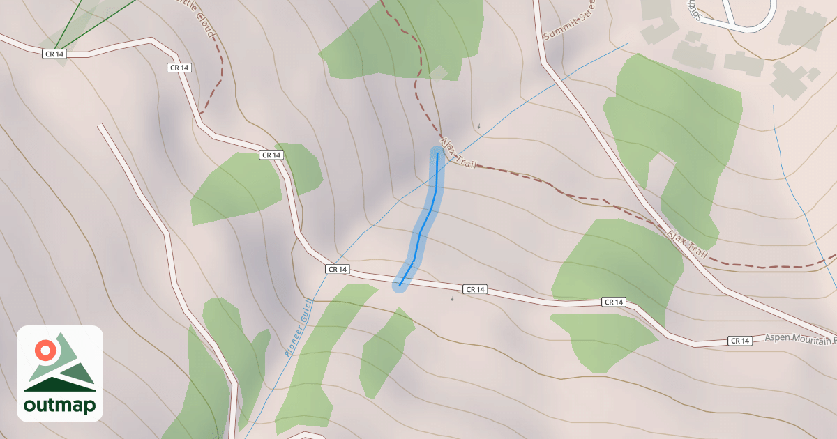 Map of Lower Corkscrew