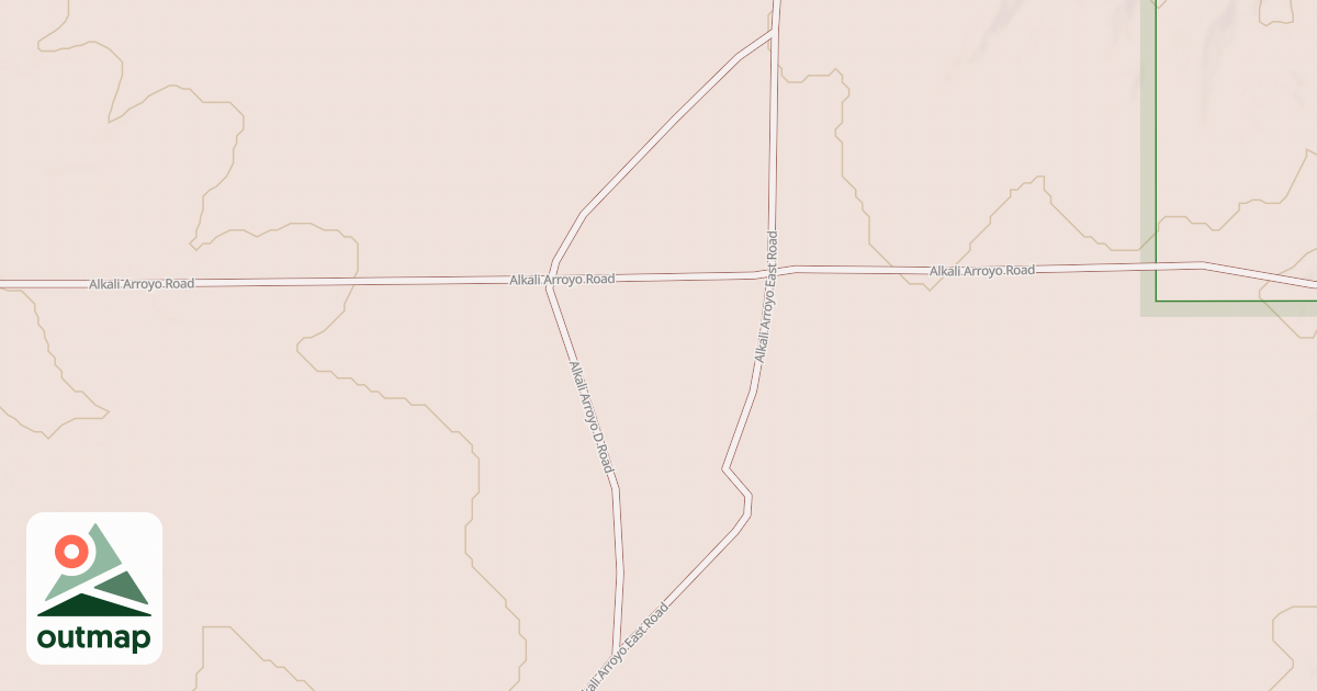 Map of ALKALI ARROYO D