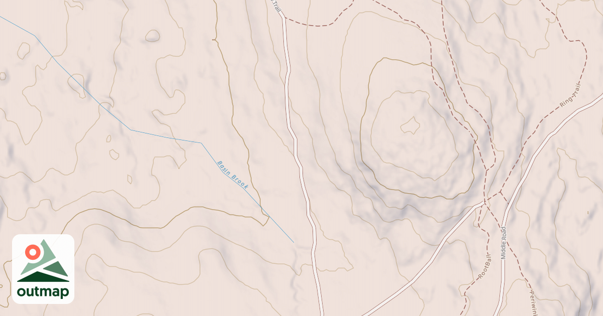 Map of Gould Meadow Trail