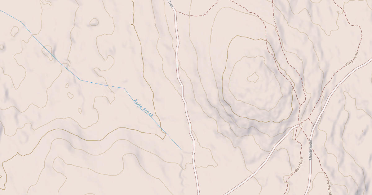 Map preview of Gould Meadow Trail