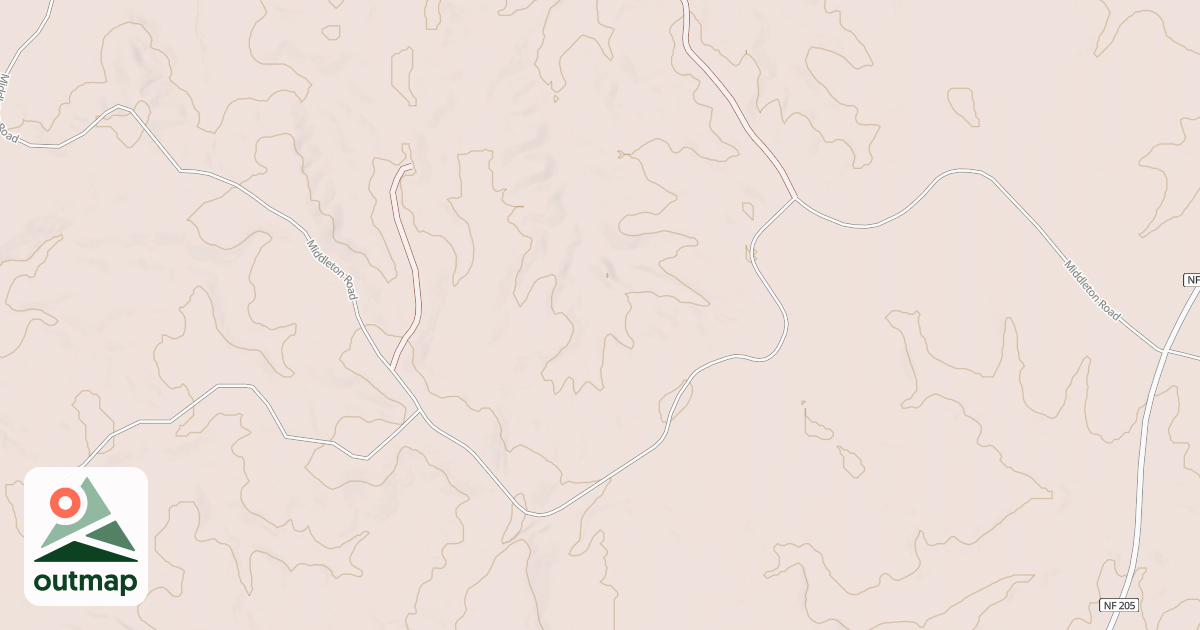 Map of MIDDLETON