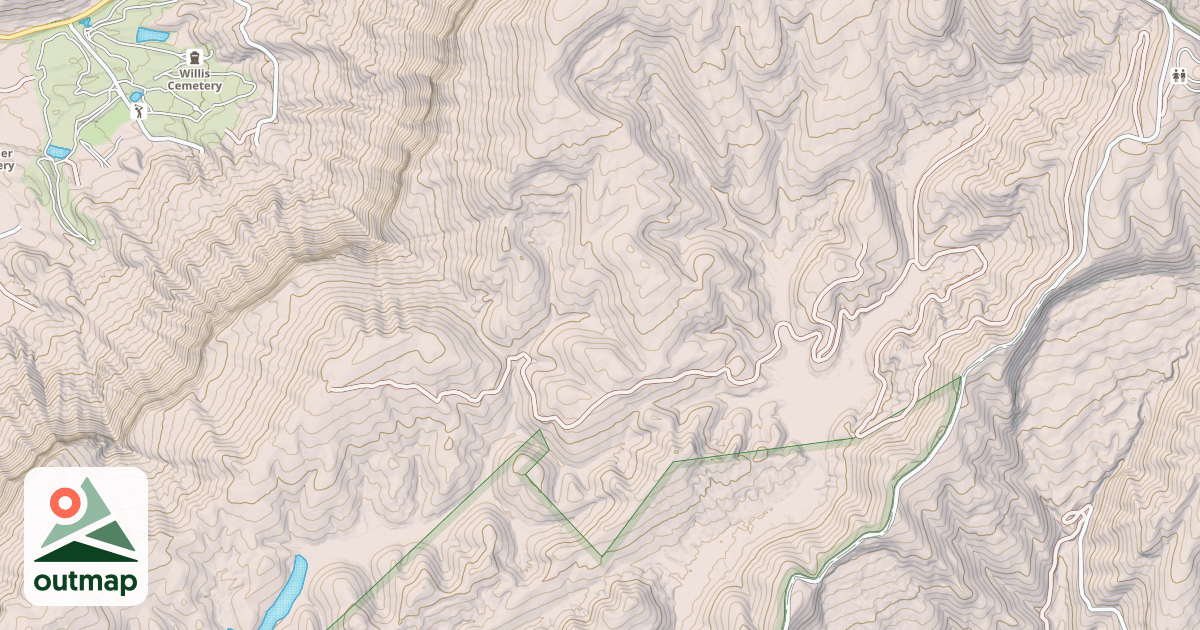 Map of BEAVER DAM GAP