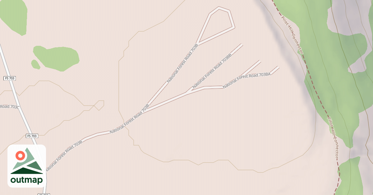 Map of BEACON SPUR BA