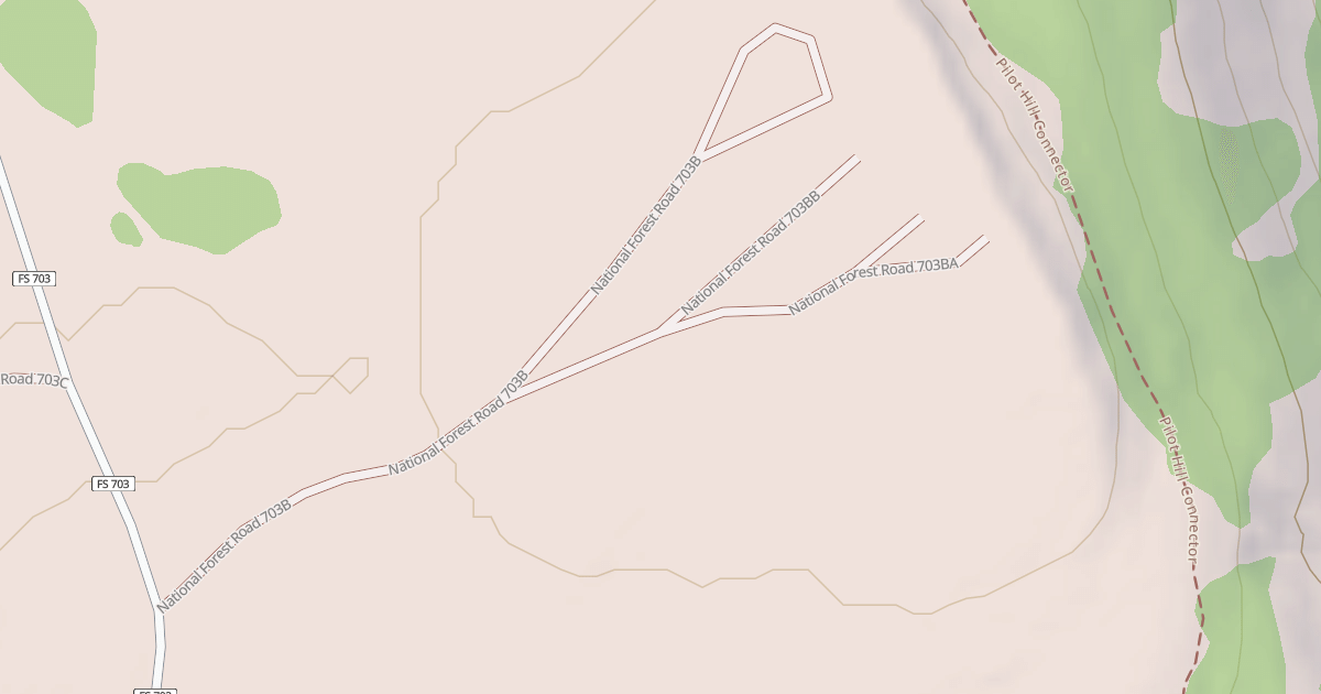 Map preview of BEACON SPUR BA