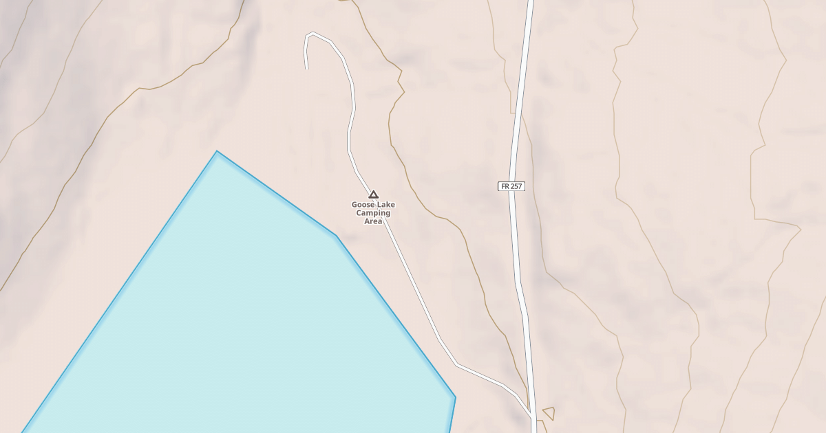 Map preview of GOOSE LAKE CG