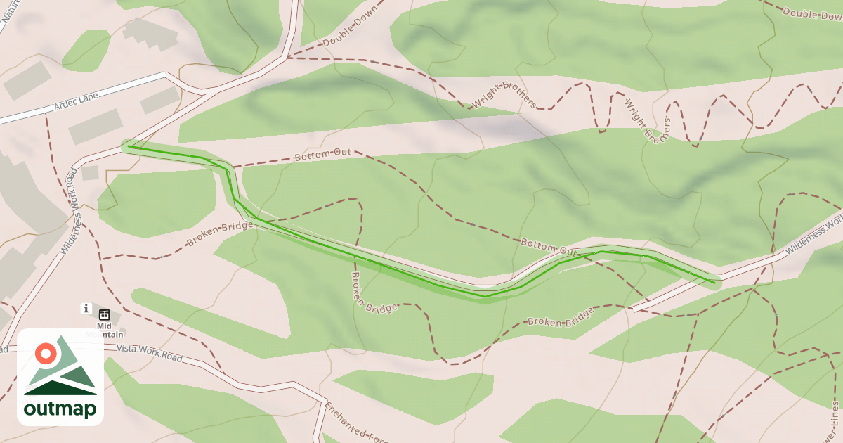 Map of Lower Fanny Hill
