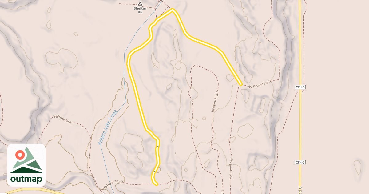 Map of Green Trail