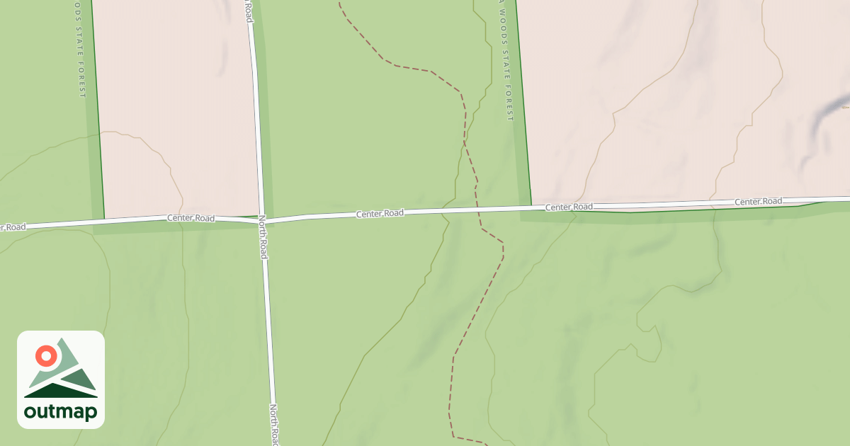 Map of Finger Lakes Trail And Cooridor Trail 7