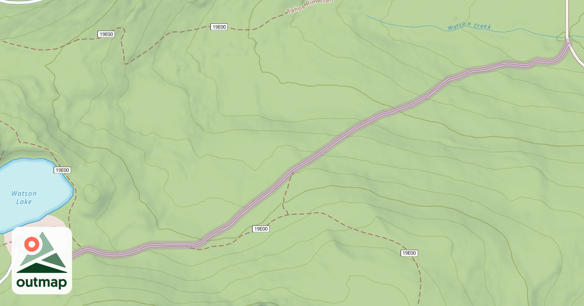 Map of Watson Lake Road