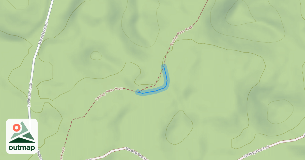Map of Seeley Pass Trail