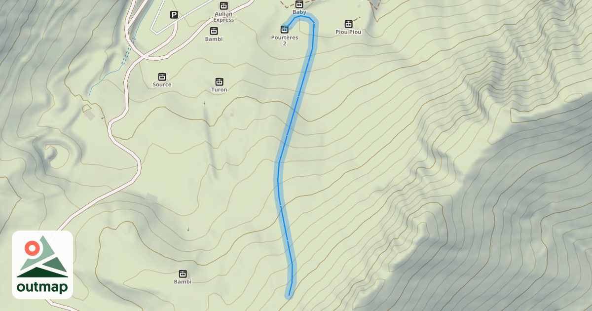 Map of Stade de Slalom