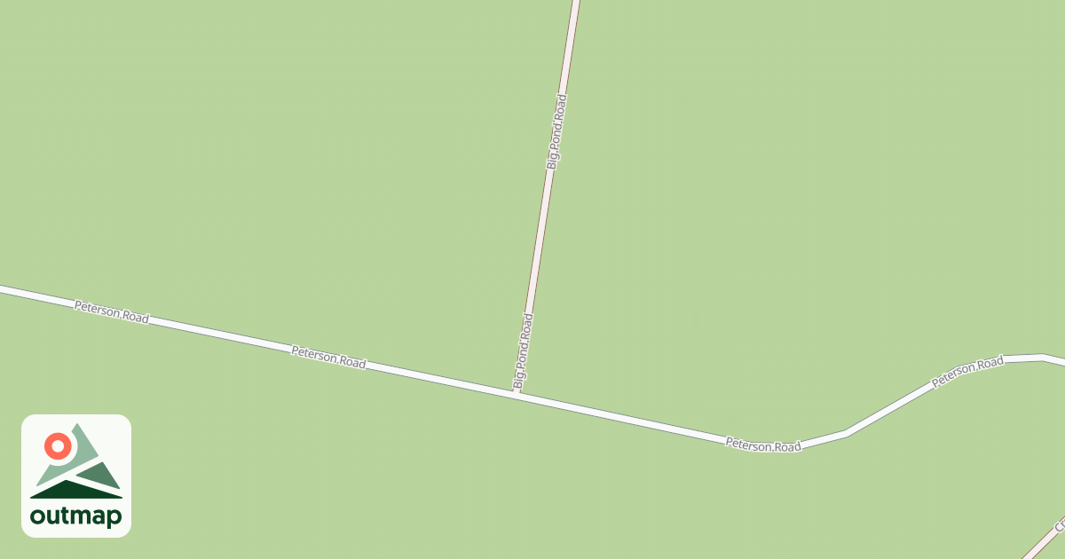Map of Lake George State Forest Trail