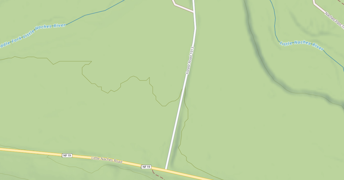 Map preview of Greenwater/Naches