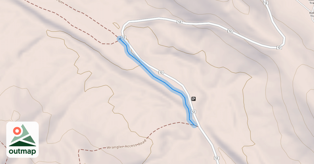 Map of Mary's Cutoff