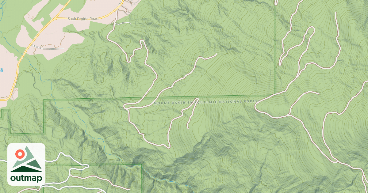 Map of N SIDE DANS CR