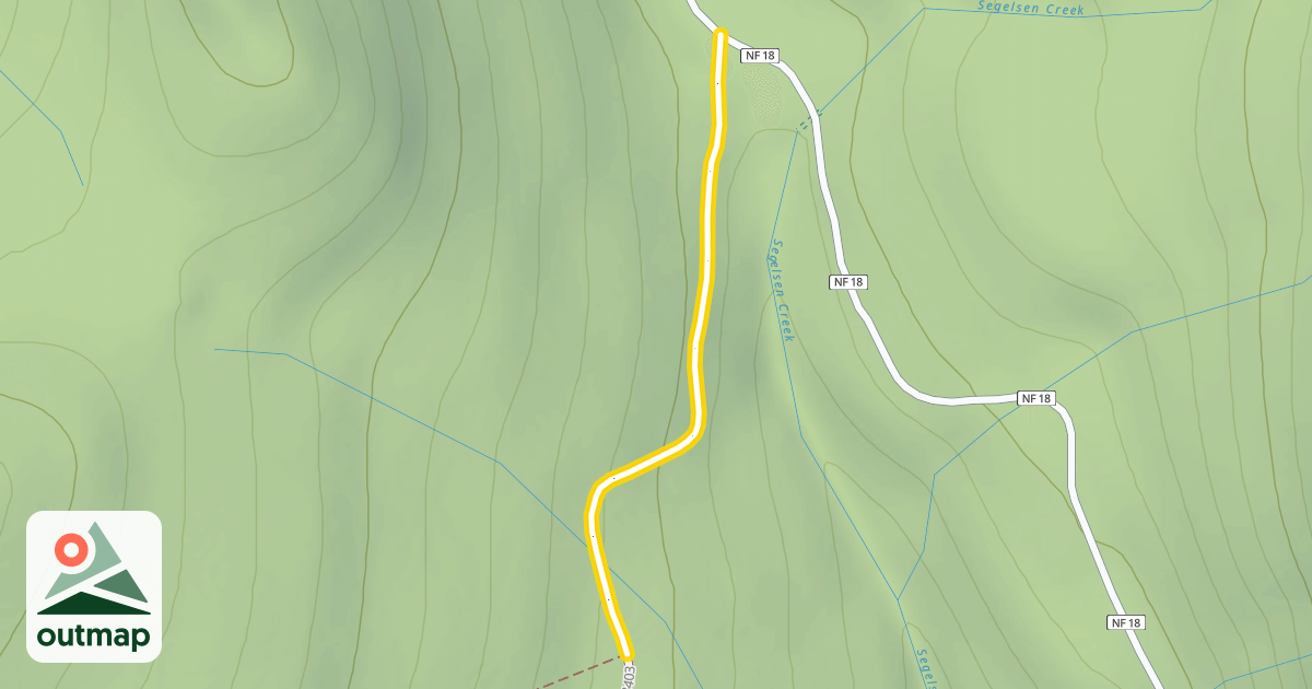 Map of Coney Pass Road #3403