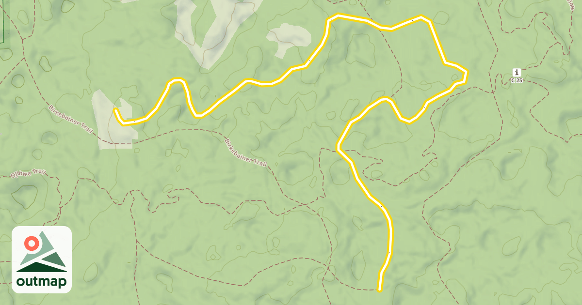 Map of Birkie Classic