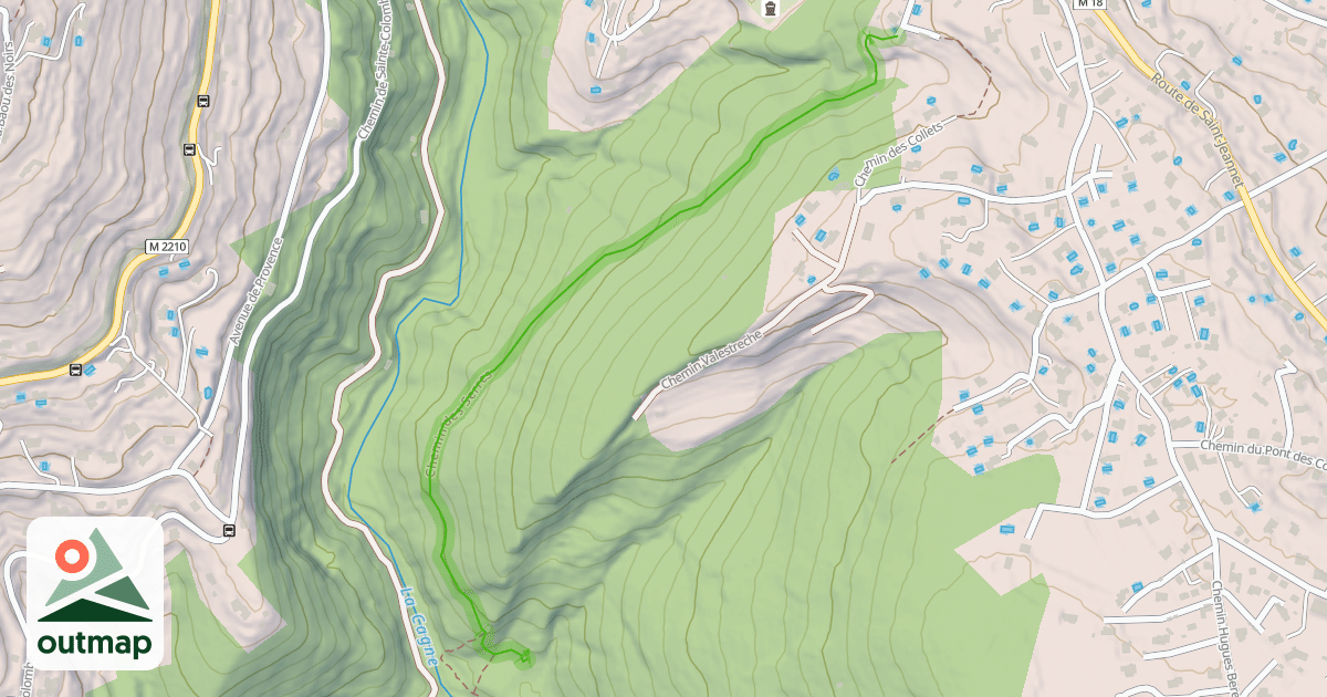 Map of Chemin des Serres