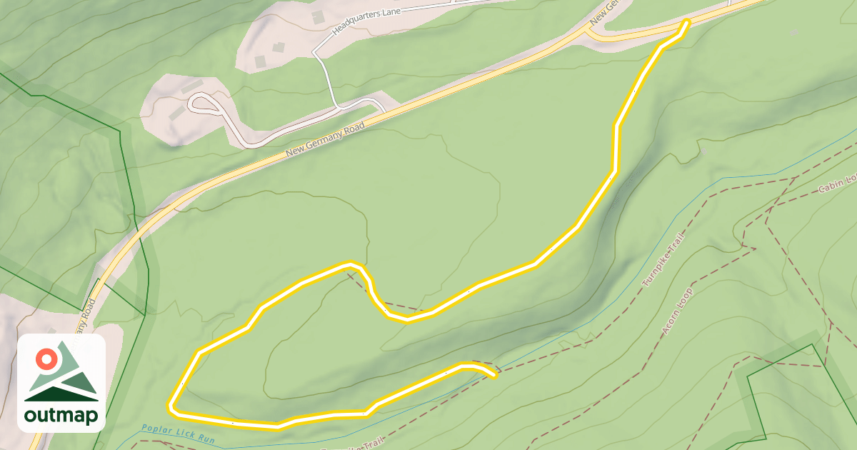 Map of Hemlock Trail