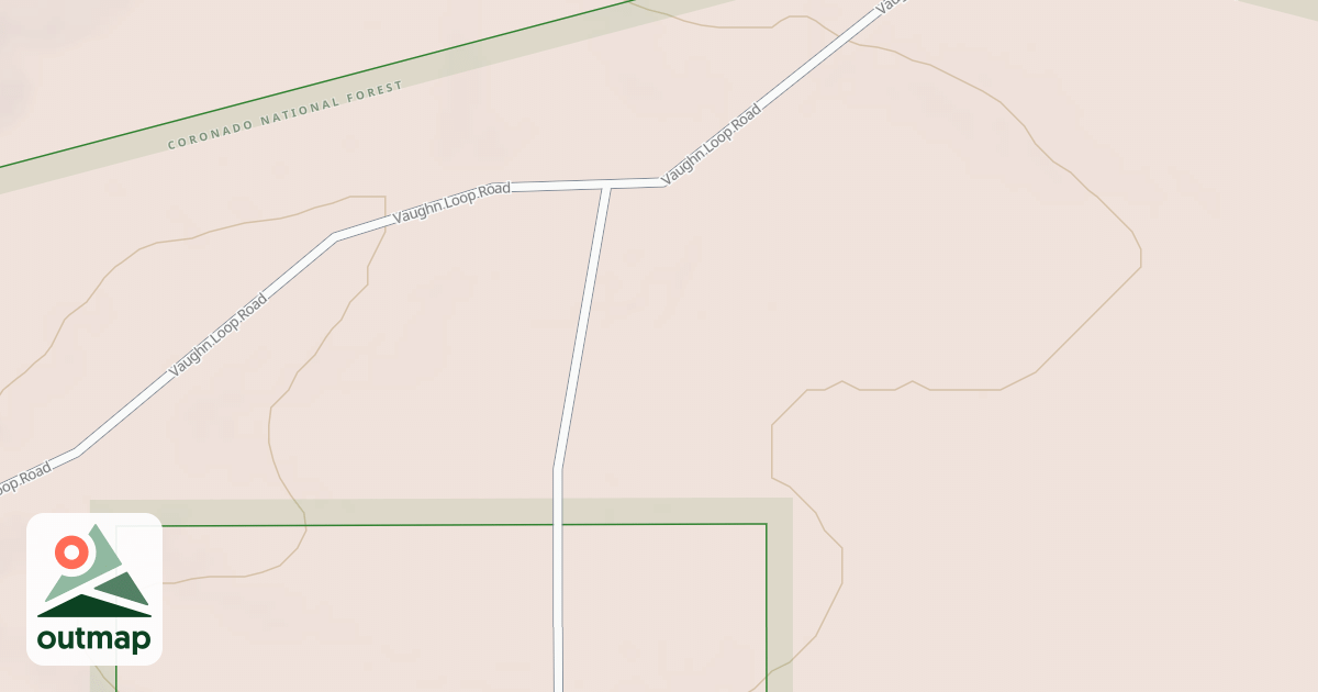 Map of POST CANYON