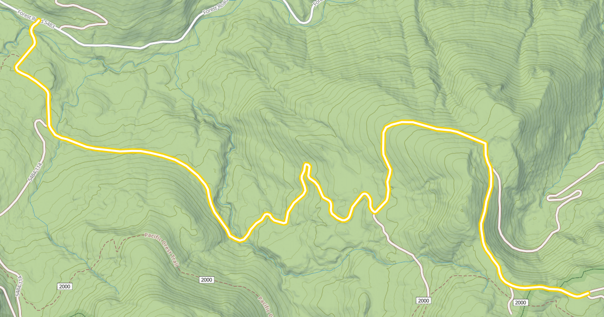 Map preview of Forest Road 5484