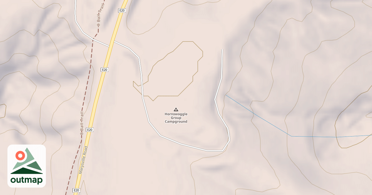 Map of HORNSWOGGLE CG