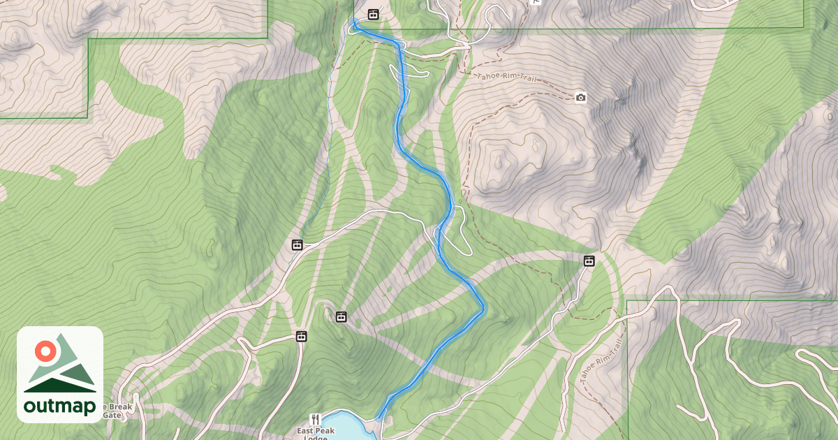 Map of Nevada Trail