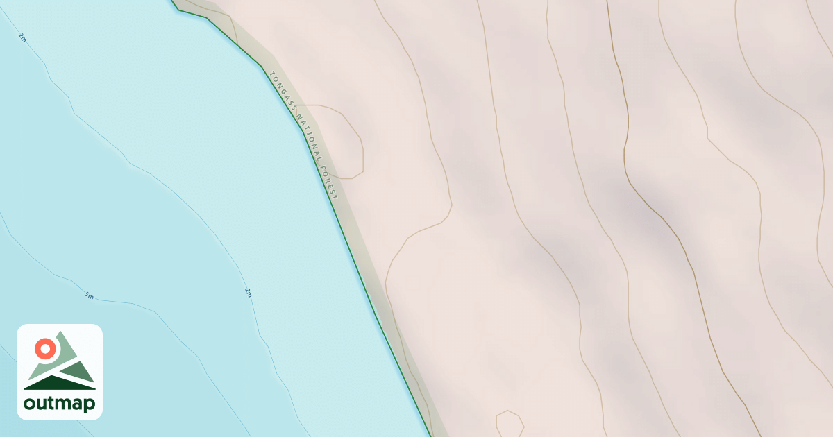 Map of Kizhuchia Creek Road