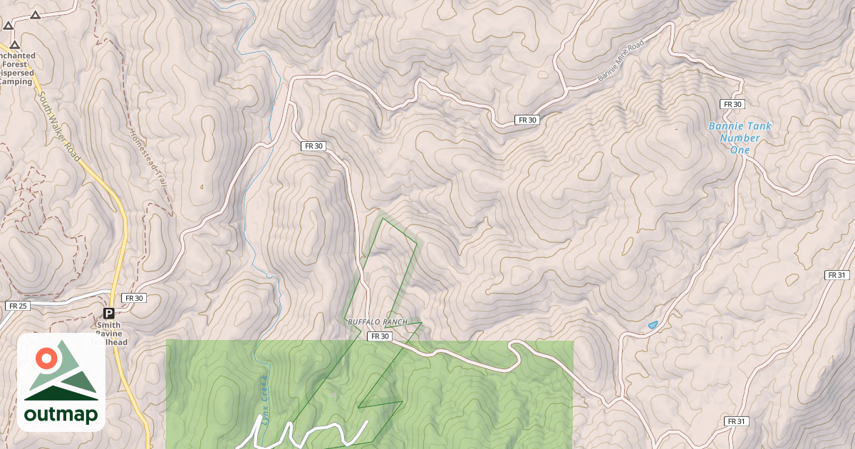 Map of BANNIE MINE