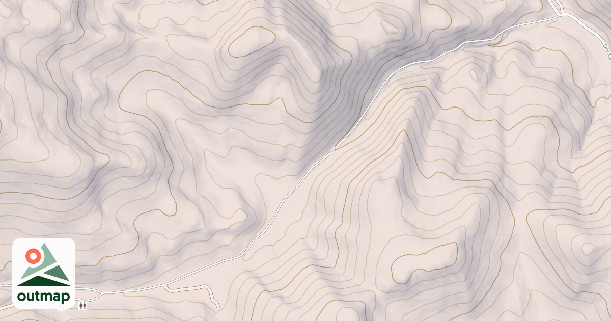 Map of LEFT FORK DRY CANYON