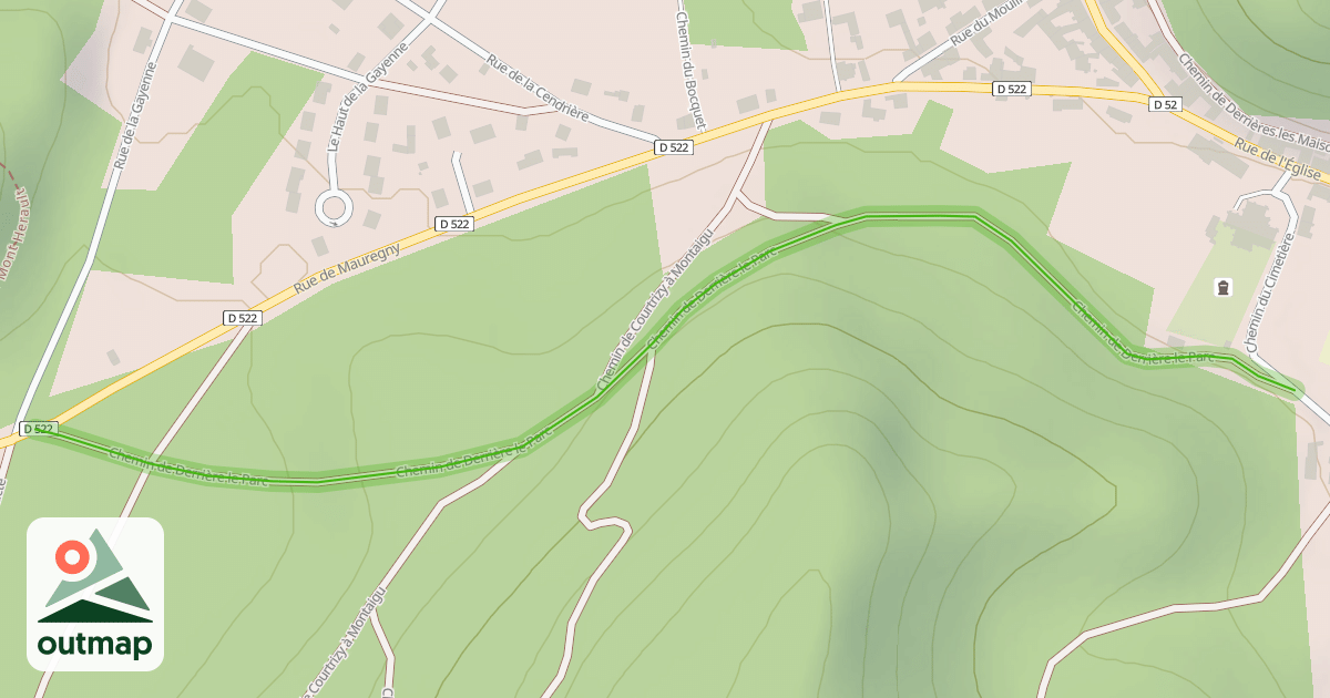 Map of Chemin de Derrière le Parc