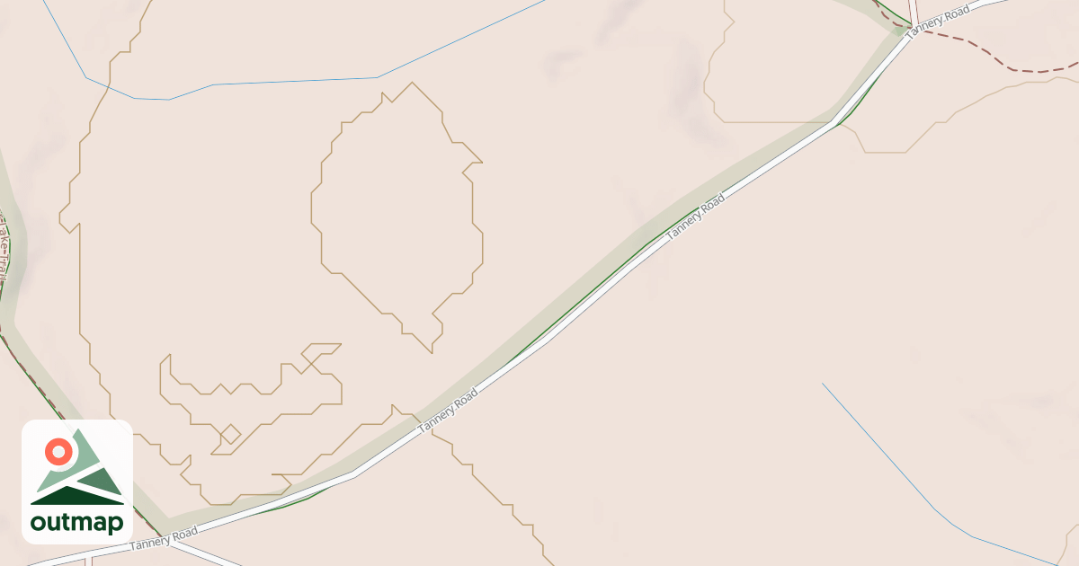 Map of Pinchot State Forest - Thornhurst Snowmobile Trails
