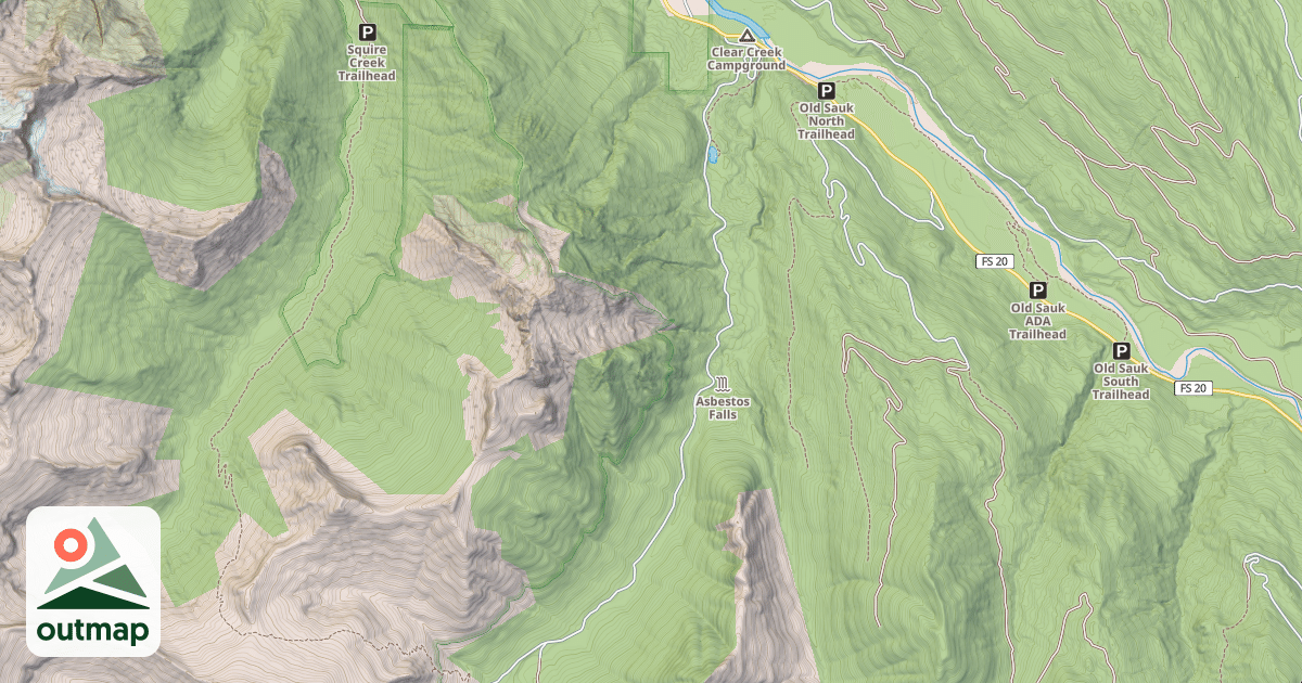 Map of CLEAR CREEK