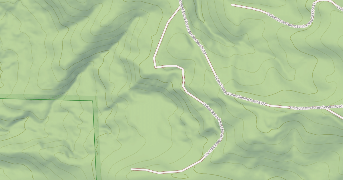Map preview of USFS Motor Vehicle Use Map Roads {0107911C-EB0B-421A-BC54-0D3BFE8A6E46}